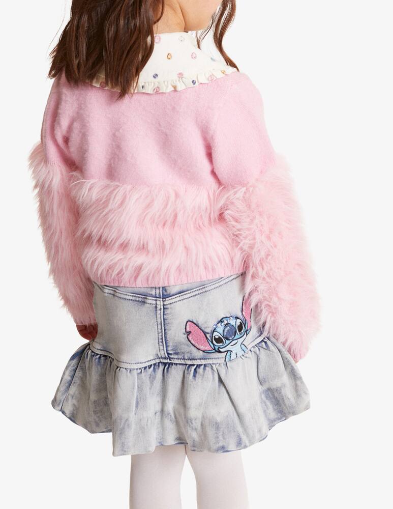 rinascente Monnalisa Stitch denim skirt