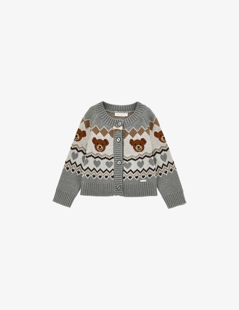 rinascente Monnalisa Cardigan in misto lana