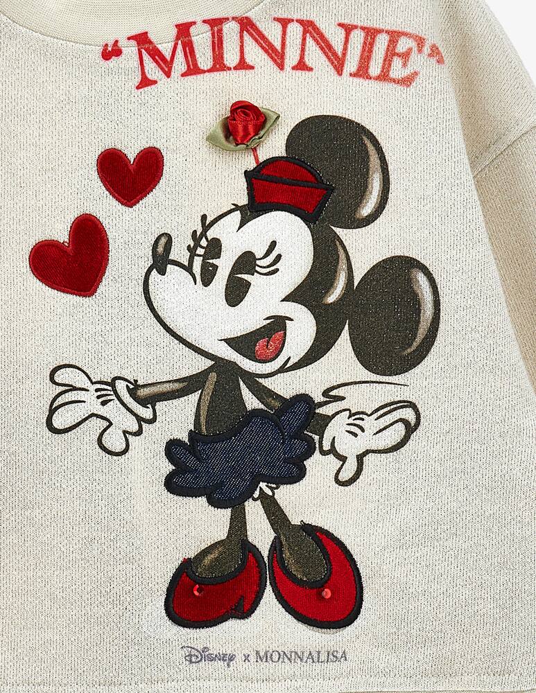 rinascente Monnalisa Minnie crew neck sweatshirt
