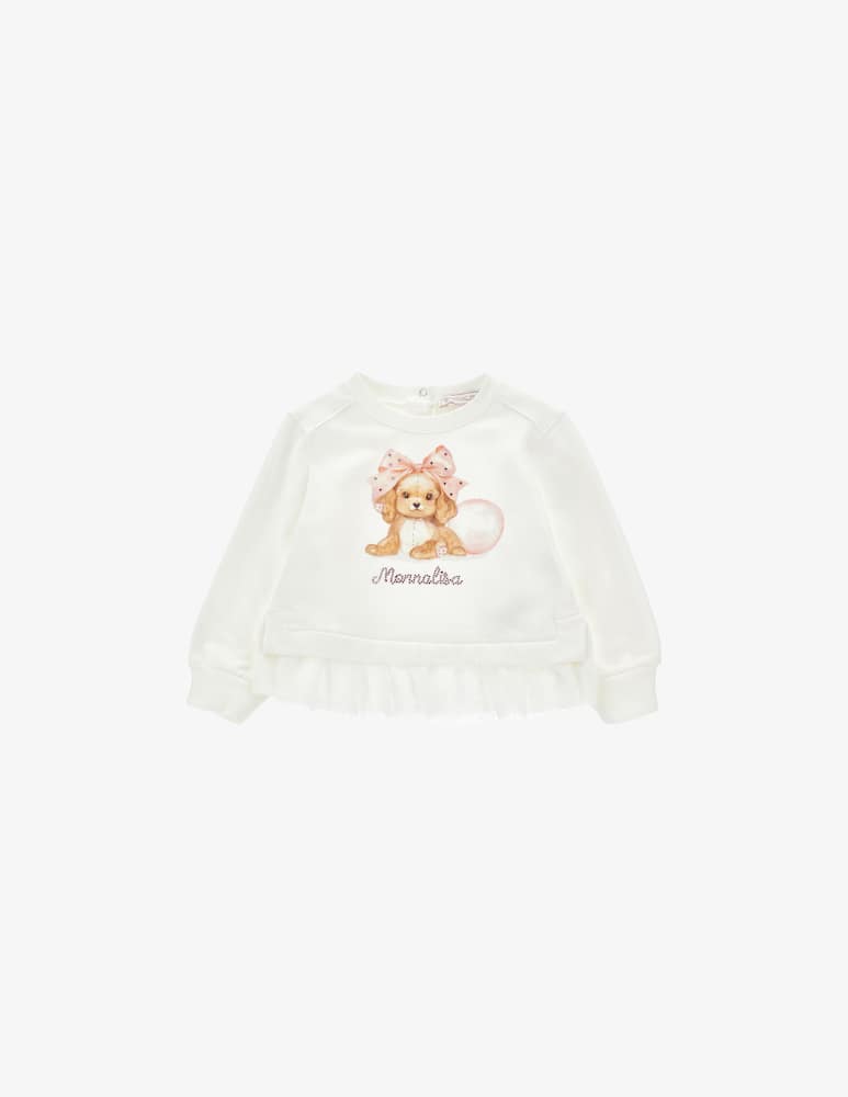 rinascente Monnalisa Puppy print sweatshirt