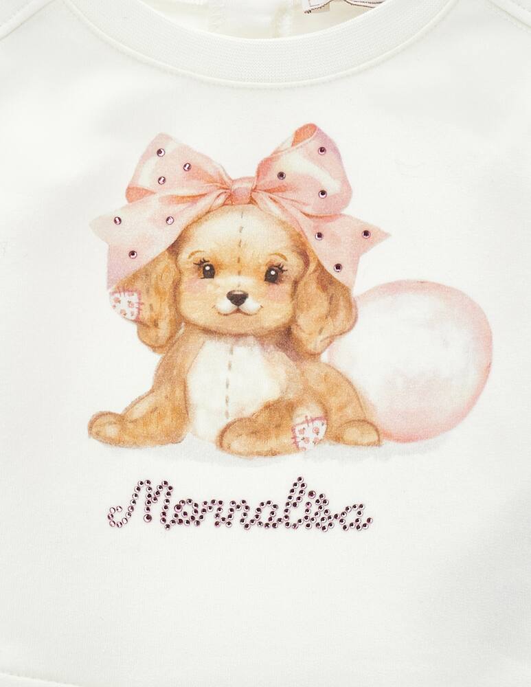 rinascente Monnalisa Puppy print sweatshirt