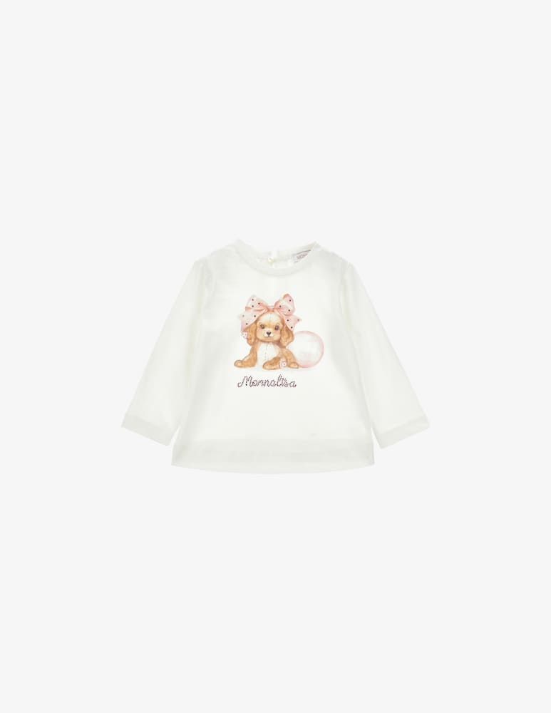 rinascente Monnalisa St.puppy jersey t-shirt