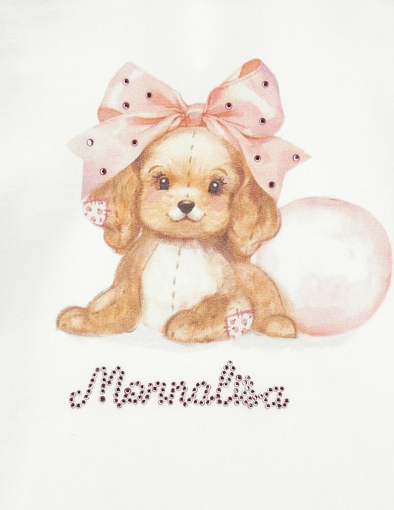 rinascente Monnalisa St.puppy jersey t-shirt