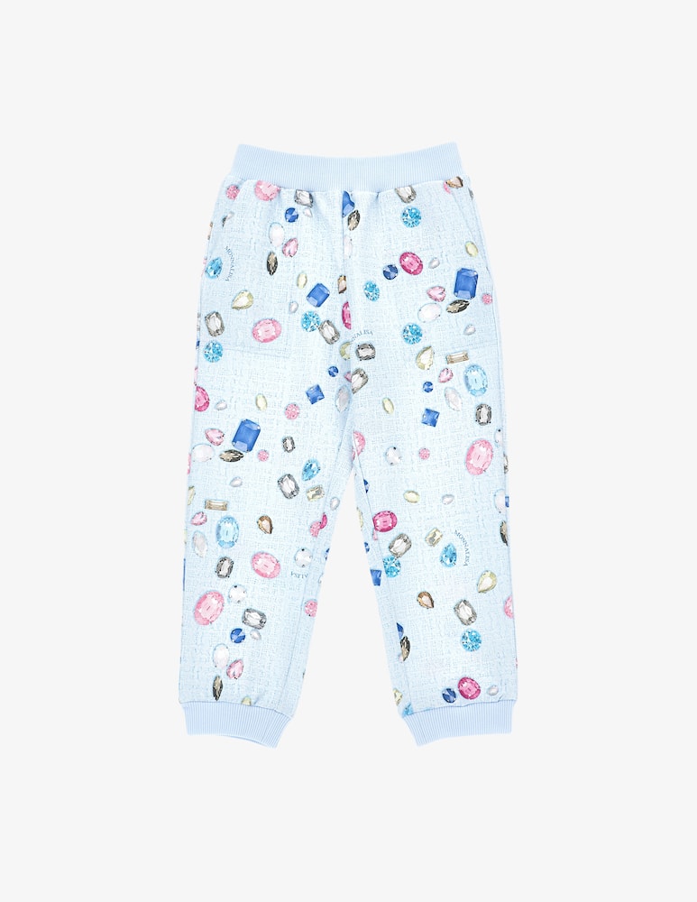 rinascente Monnalisa Joggers con stampa gemme