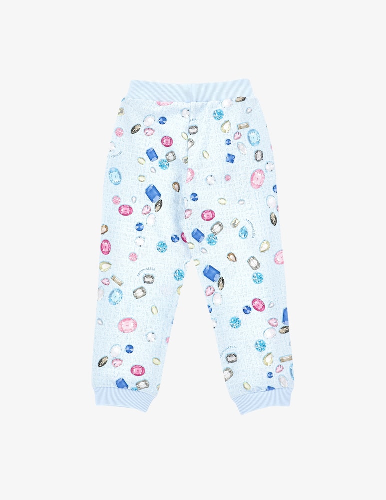 rinascente Monnalisa Joggers con stampa gemme