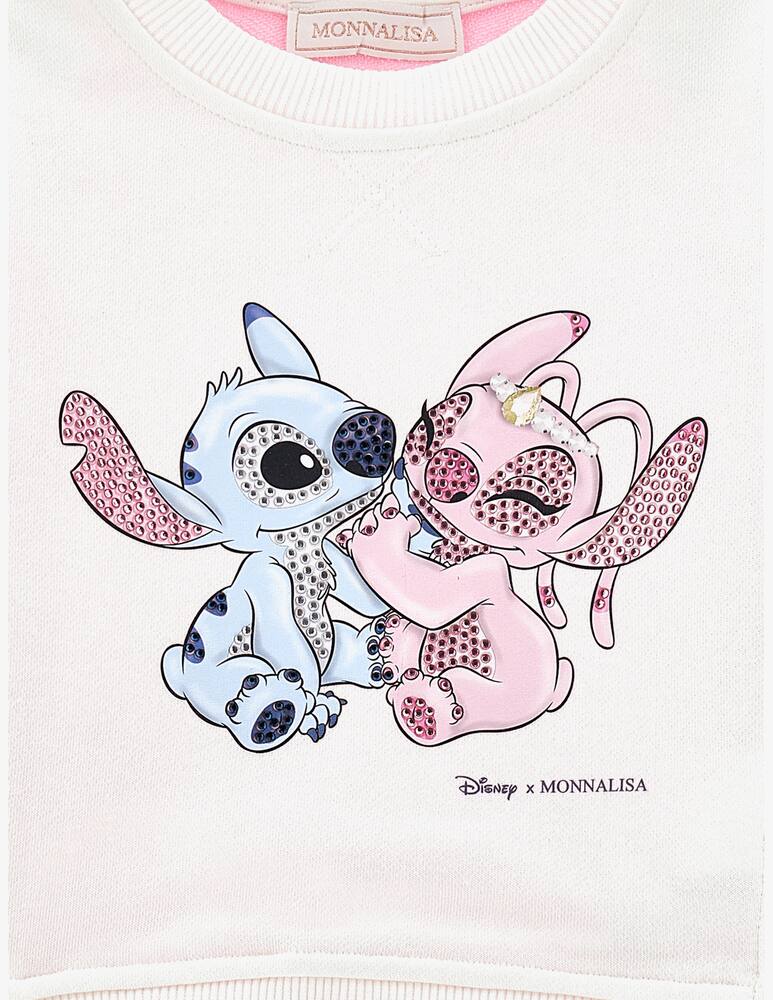 rinascente Monnalisa Stitch crewneck sweatshirt