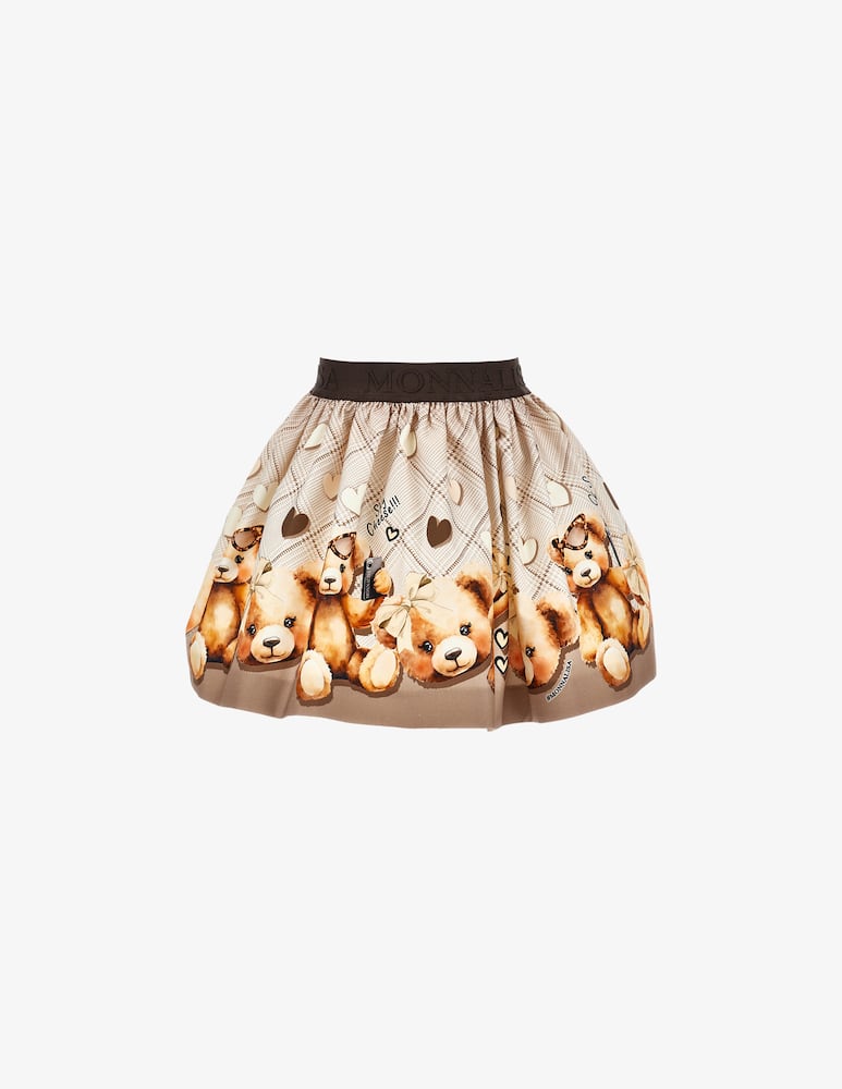 Monnalisa Gonna orsetti gabardine - immagine 1 Monnalisa Gonna orsetti gabardine - immagine 1