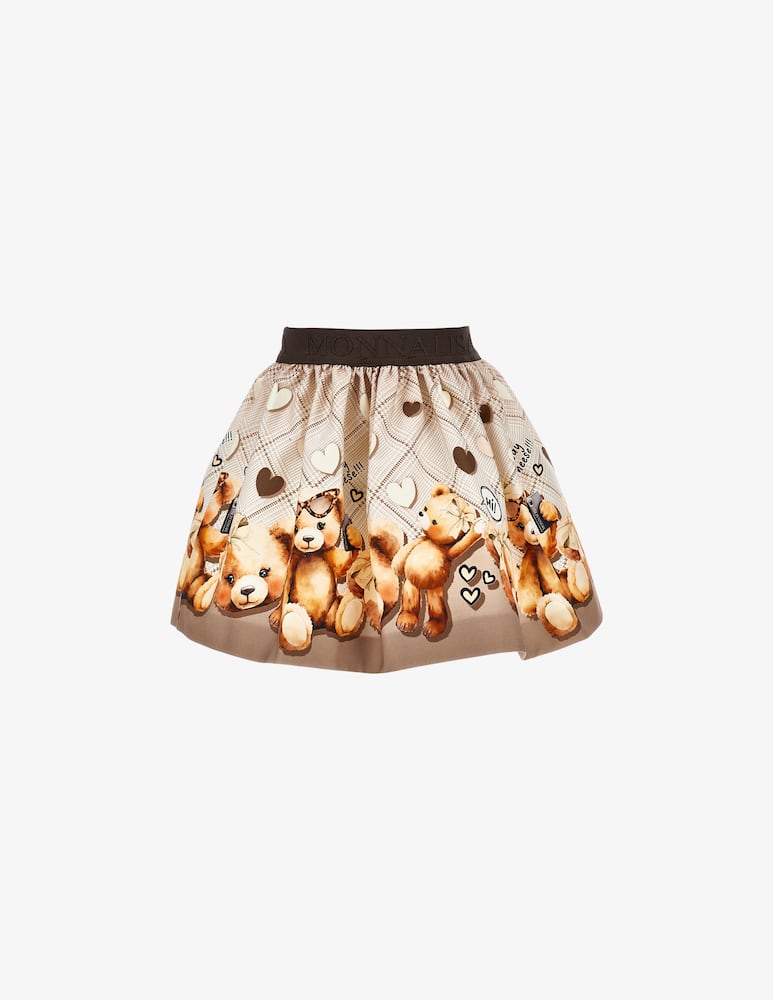 Monnalisa Gonna orsetti gabardine - immagine 3 Monnalisa Gonna orsetti gabardine - immagine 3