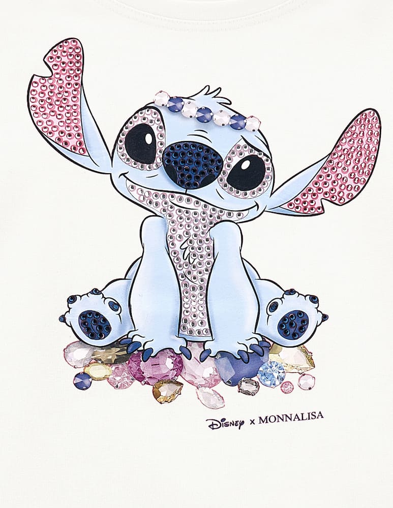 Monnalisa Stitch long sleeved t-shirt - picture 3 Monnalisa Stitch long sleeved t-shirt - picture 3