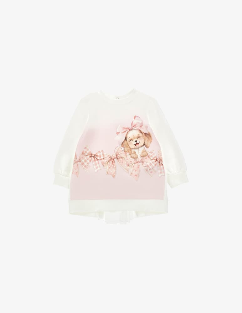 rinascente Monnalisa Puppy print dress