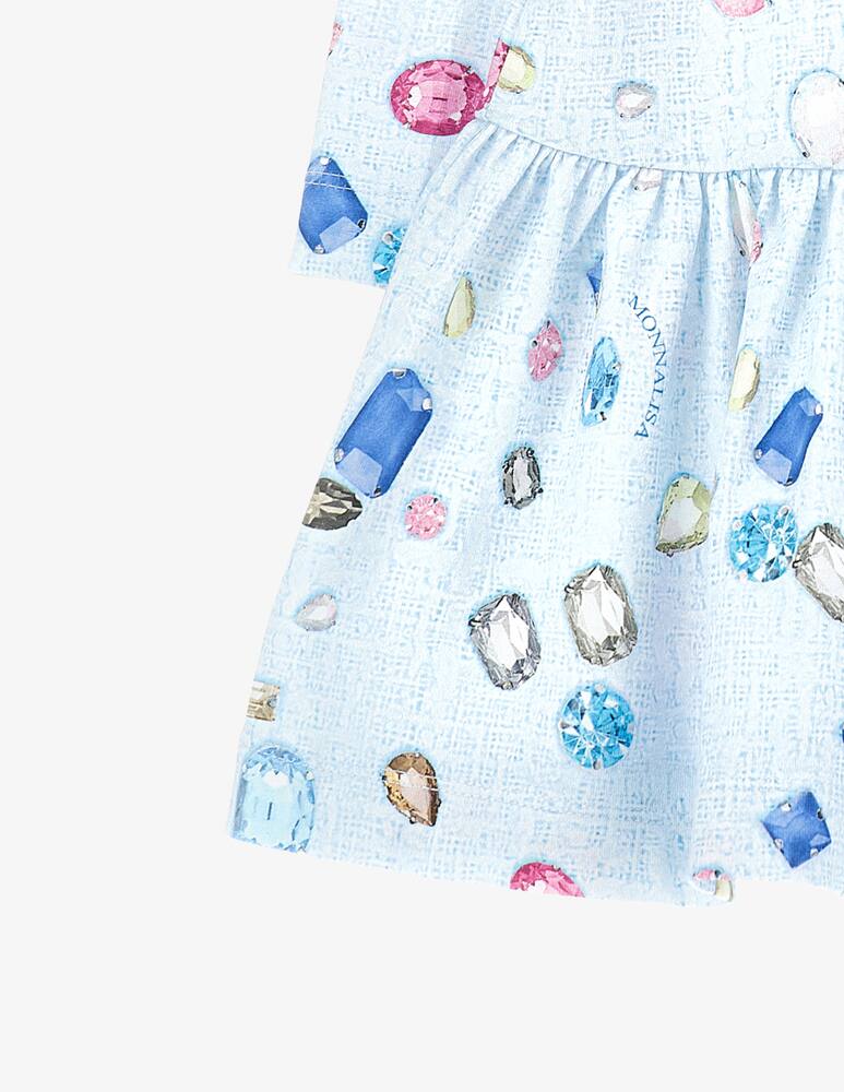 rinascente Monnalisa Gemstone jersey dress