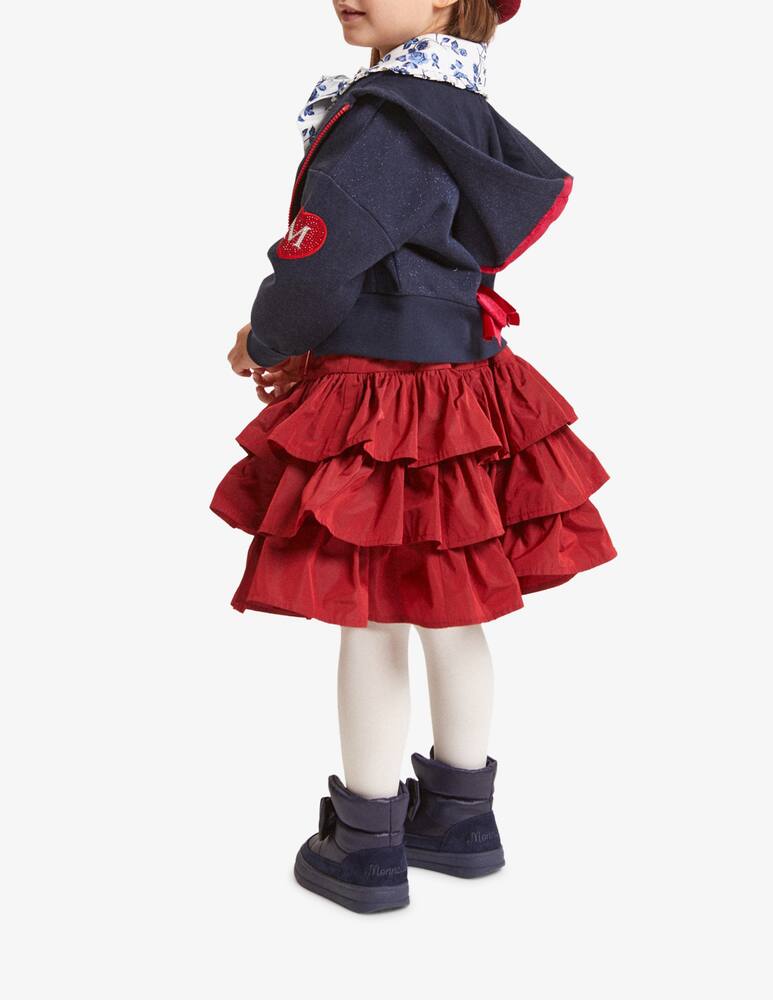 rinascente Monnalisa Felpa aperta cotone con cappuccio