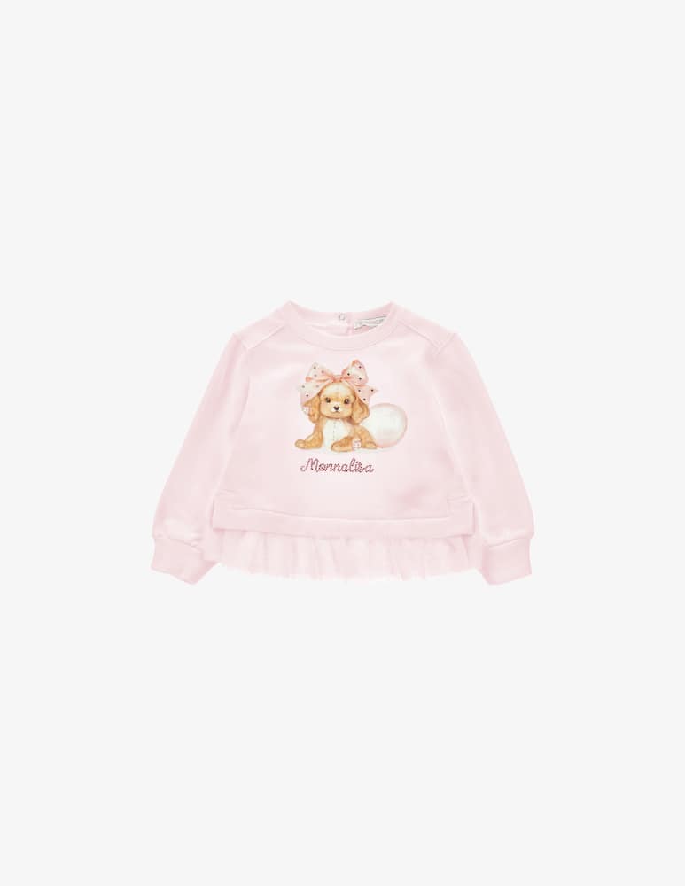 rinascente Monnalisa Puppy print sweatshirt