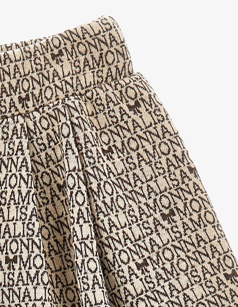 rinascente Monnalisa Bermuda maglia con logo