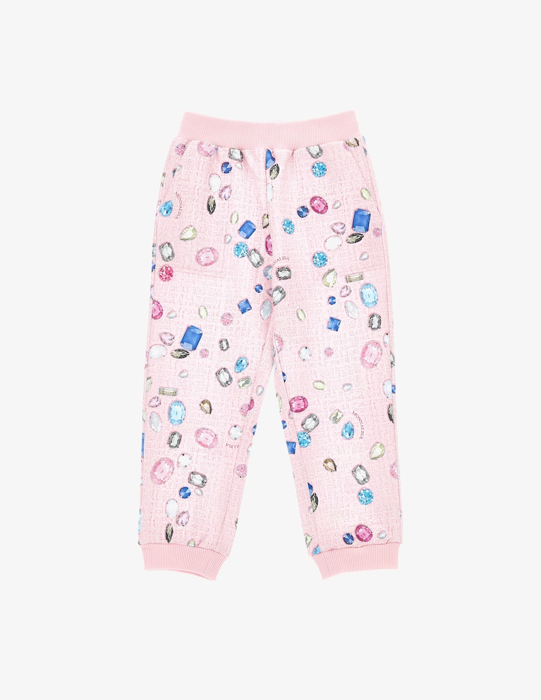 rinascente Monnalisa Joggers con stampa gemme
