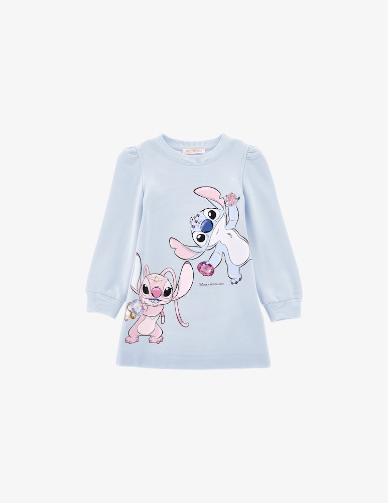 rinascente Monnalisa Stitch print sweatshirt dress