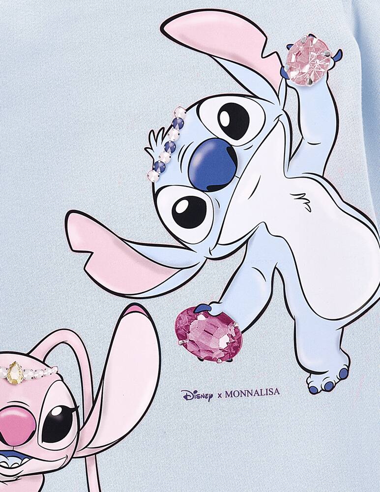 rinascente Monnalisa Stitch print sweatshirt dress