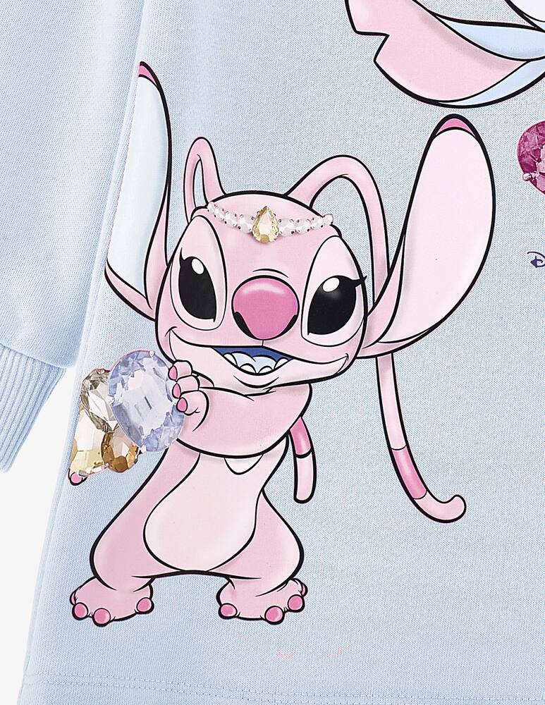 rinascente Monnalisa Stitch print sweatshirt dress