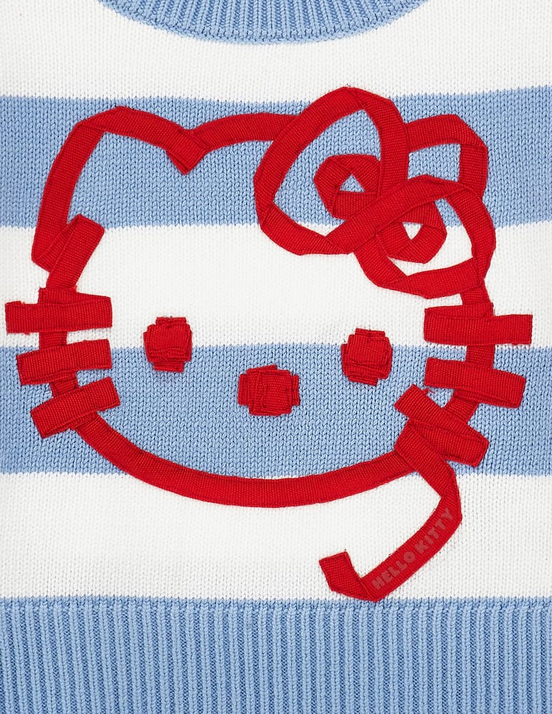rinascente Monnalisa Maglia righe viscosa Hello Kitty