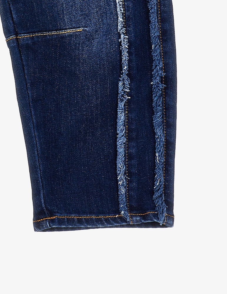 rinascente Monnalisa Jeans patchwork con applicazioni