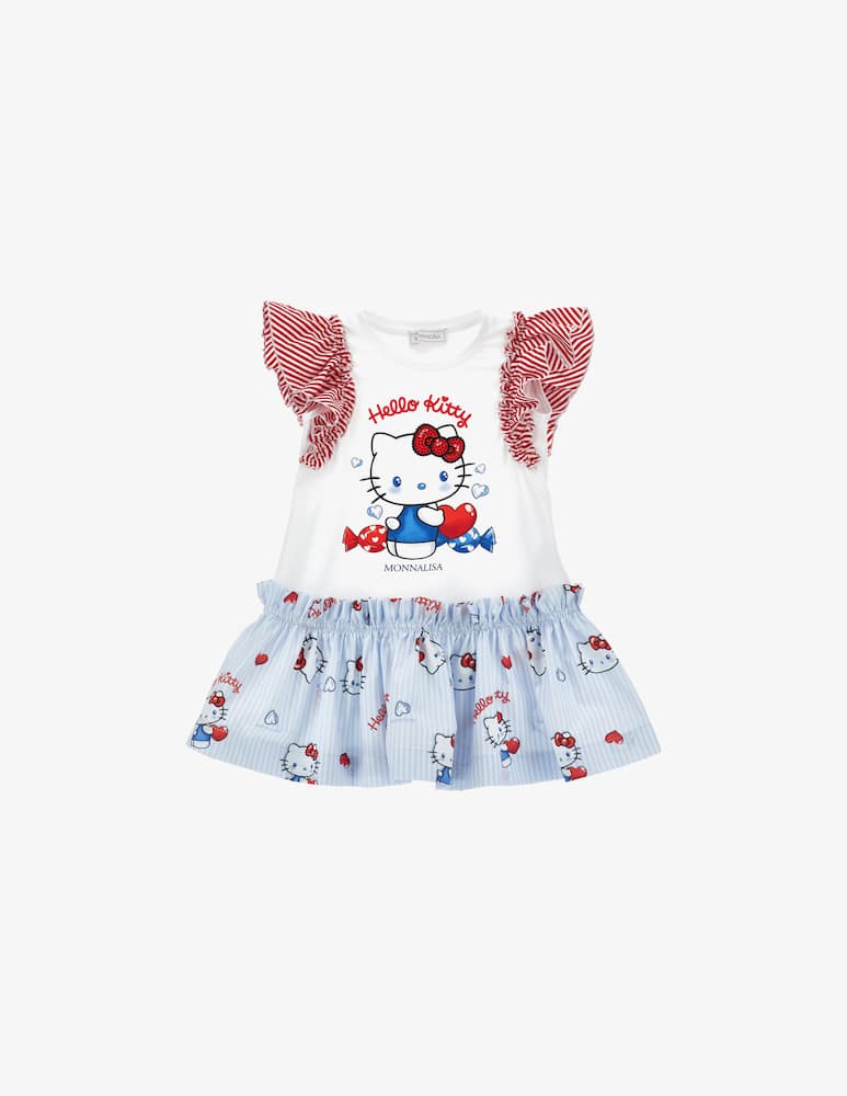 rinascente Monnalisa Hello Kitty cotton jersey dress