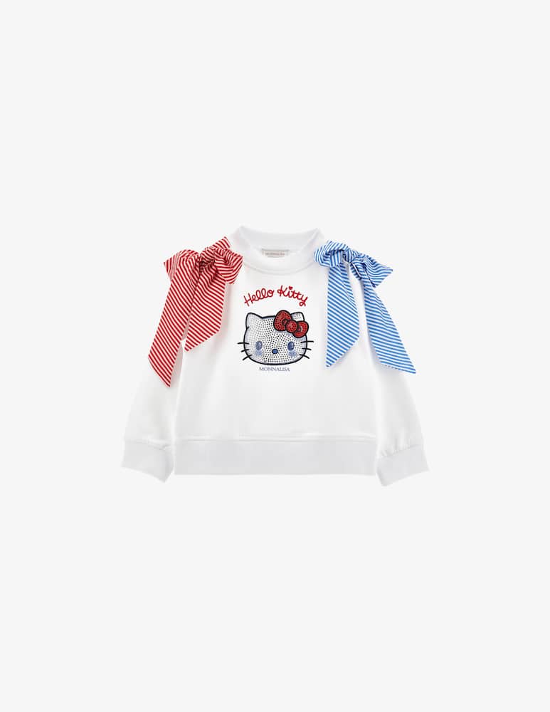 rinascente Monnalisa Hello Kitty sweatshirt with bows