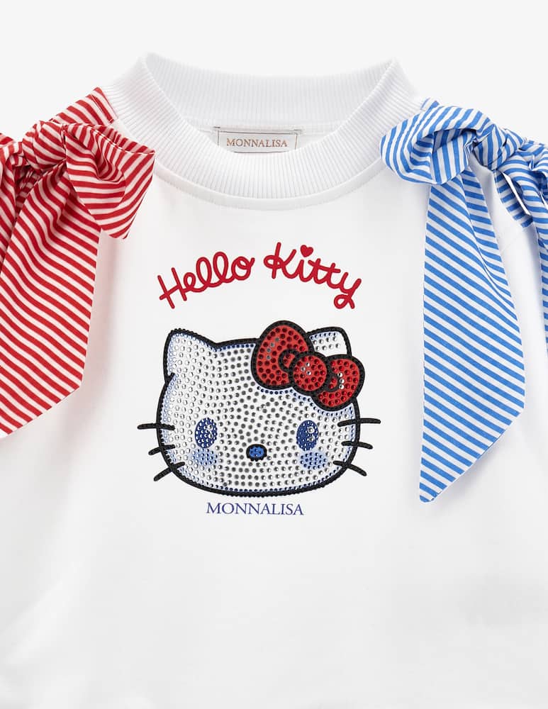 rinascente Monnalisa Hello Kitty sweatshirt with bows
