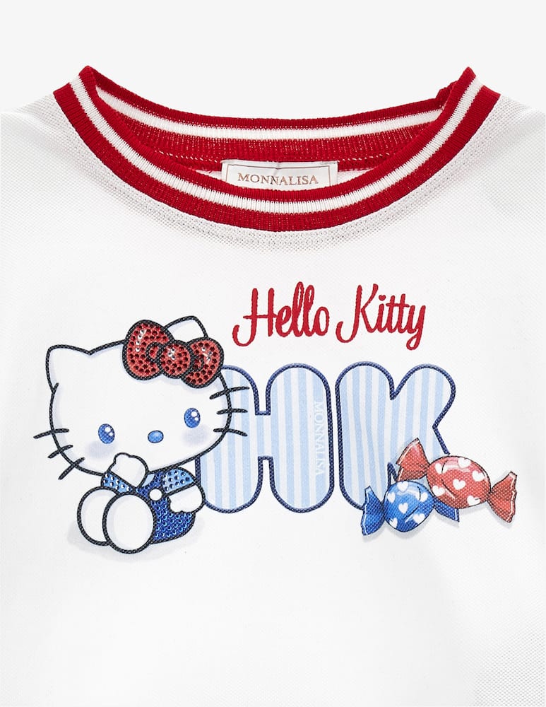 Monnalisa Hello Kitty t-shirt and skirt set - picture 3 Monnalisa Hello Kitty t-shirt and skirt set - picture 3