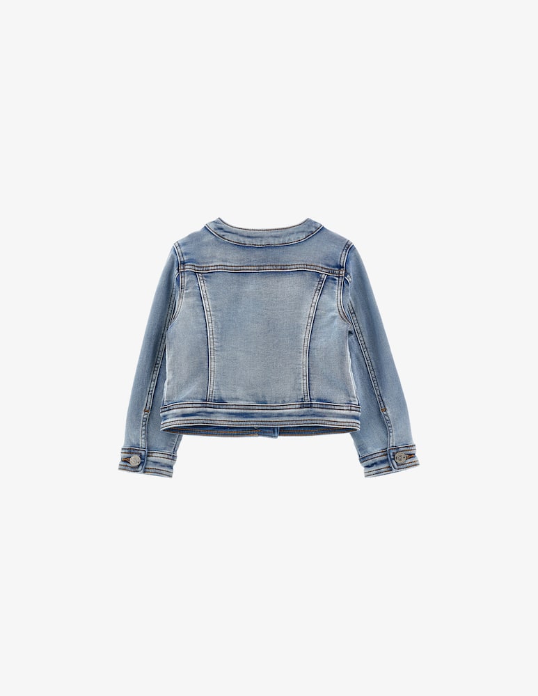 rinascente Monnalisa Giacca jeans senza collo