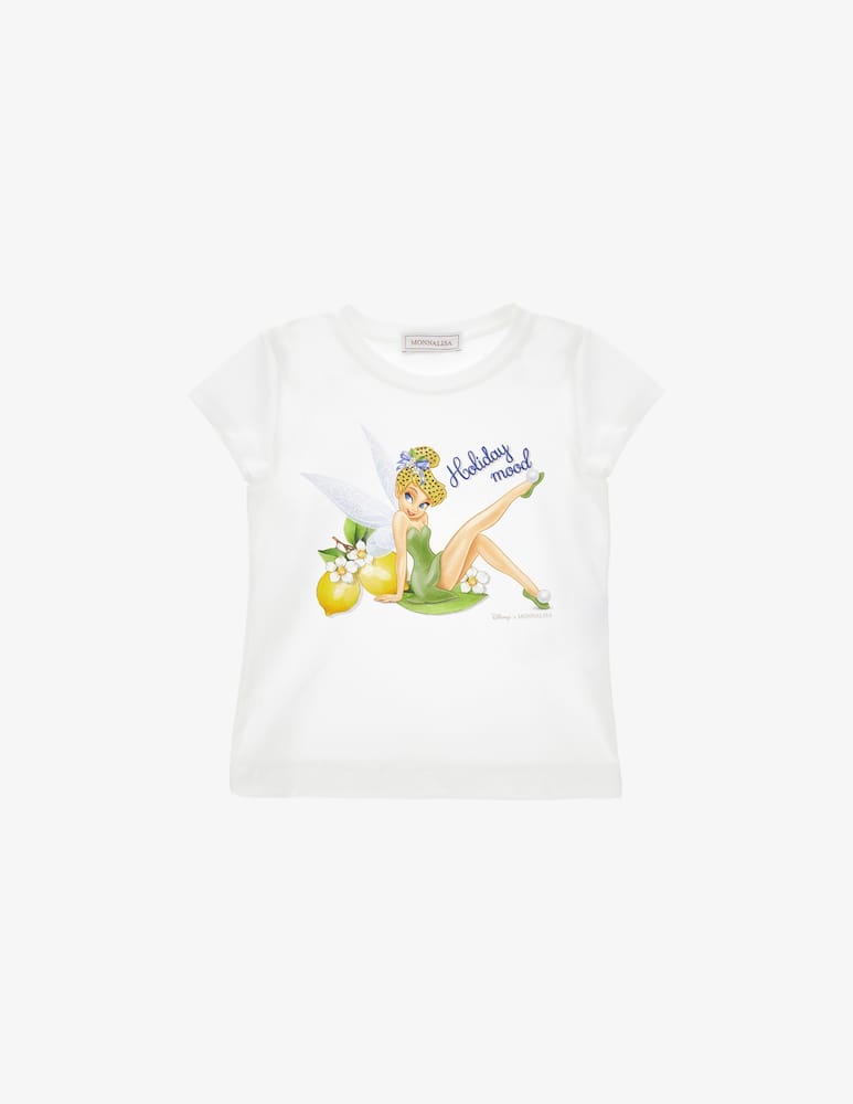 rinascente Monnalisa Tinker Bell holiday print t-shirt