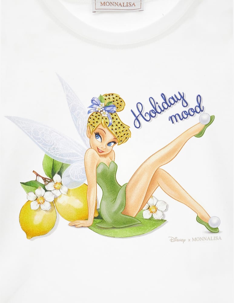 rinascente Monnalisa Tinker Bell holiday print t-shirt