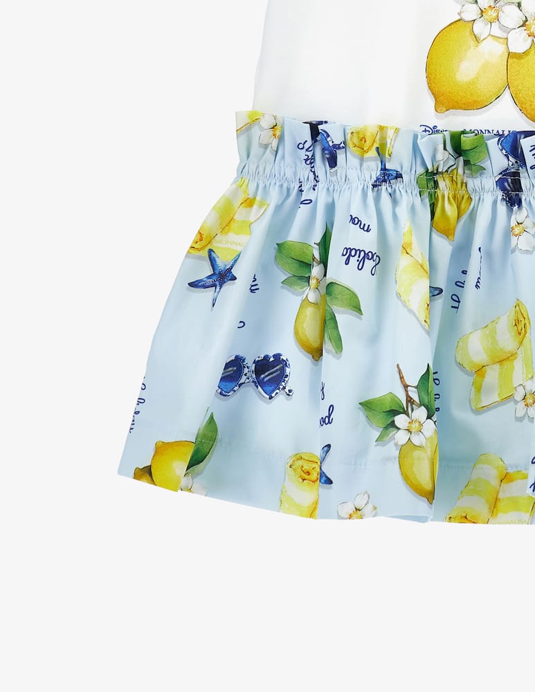 rinascente Monnalisa Trilli jersey dress with print