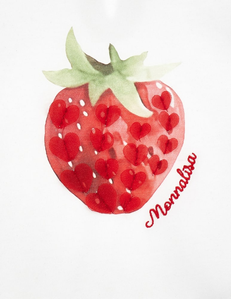 rinascente Monnalisa T-shirt maxi fragola