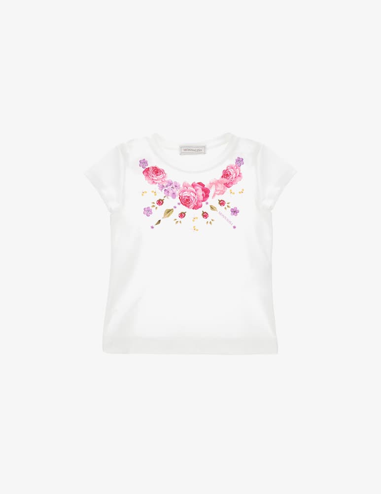 rinascente Monnalisa Floral print t-shirt