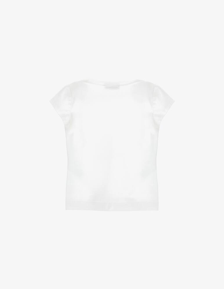Monnalisa T-shirt in jersey con fiori - immagine 2 Monnalisa T-shirt in jersey con fiori - immagine 2