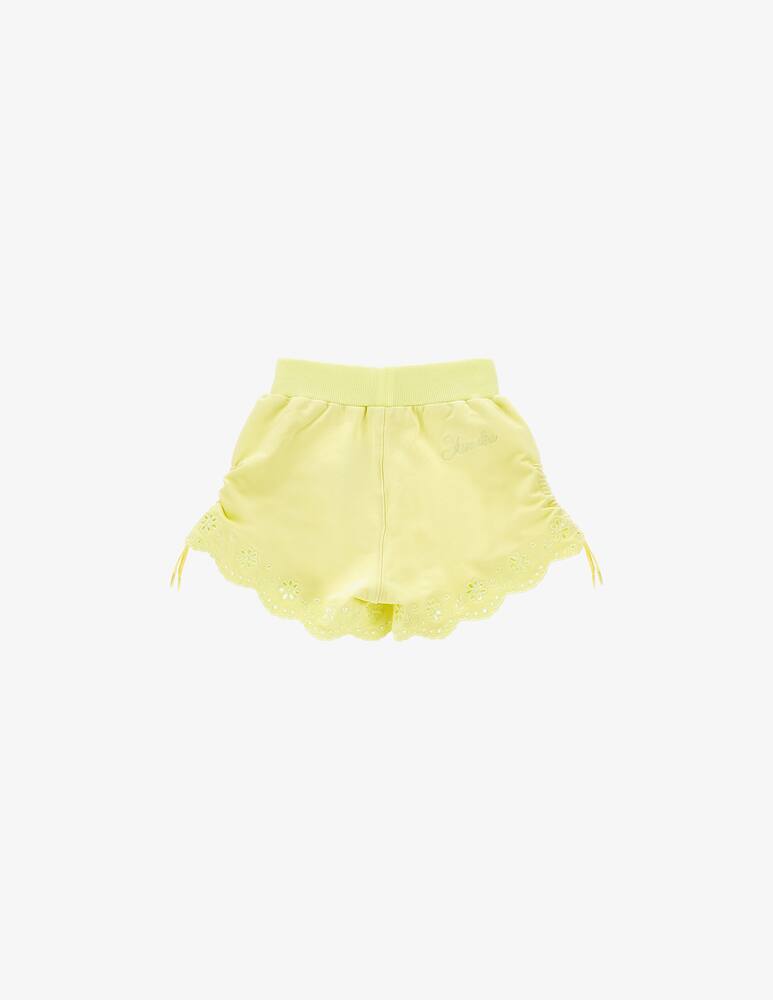 rinascente Monnalisa Shorts felpa con ricamo laser