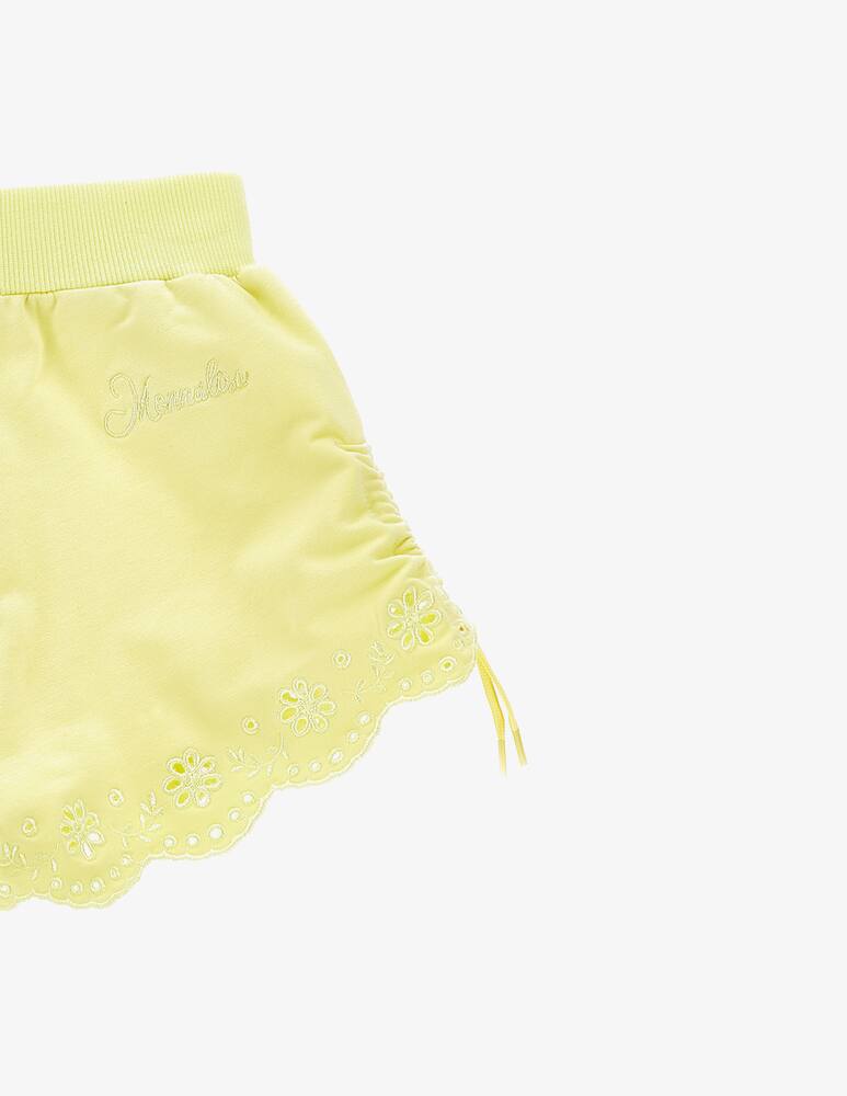 Monnalisa Shorts felpa con ricamo laser - immagine 3 Monnalisa Shorts felpa con ricamo laser - immagine 3