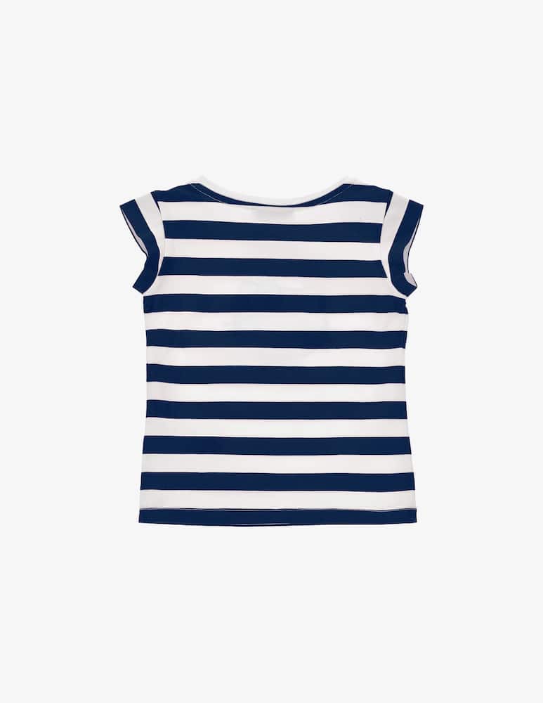 rinascente Monnalisa Hello Kitty striped t-shirt