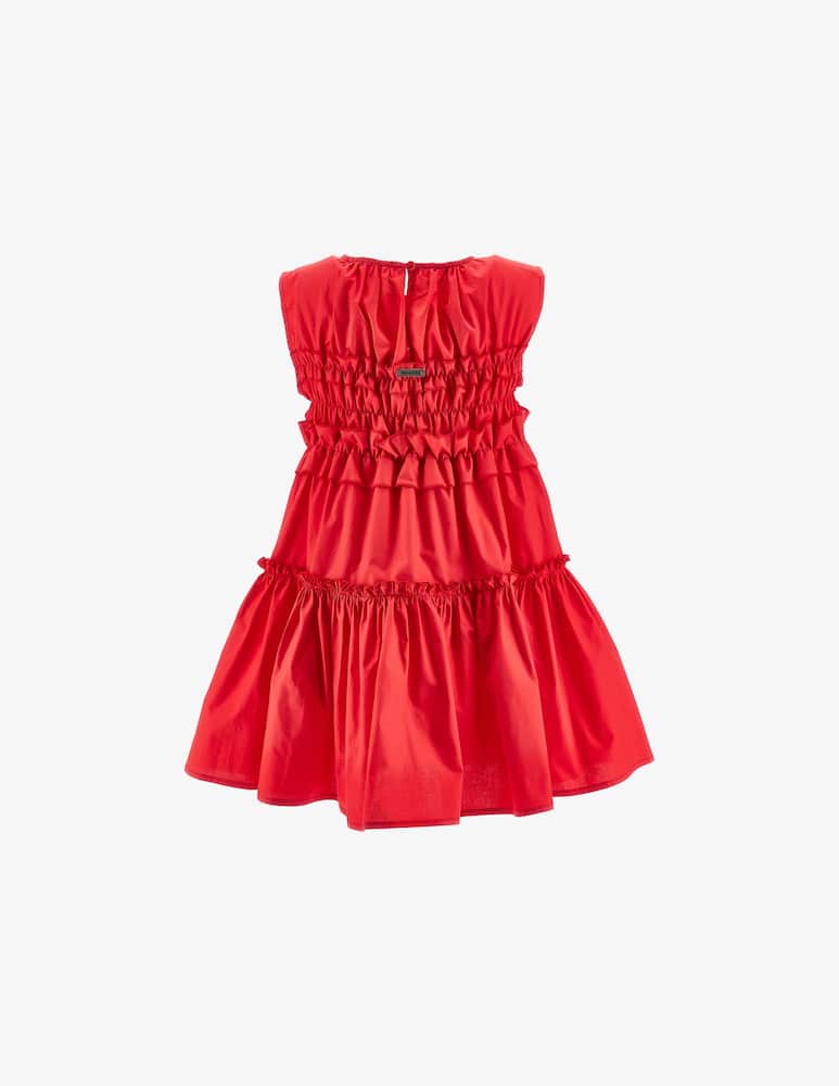 rinascente Monnalisa Abito popeline arricciato Capri