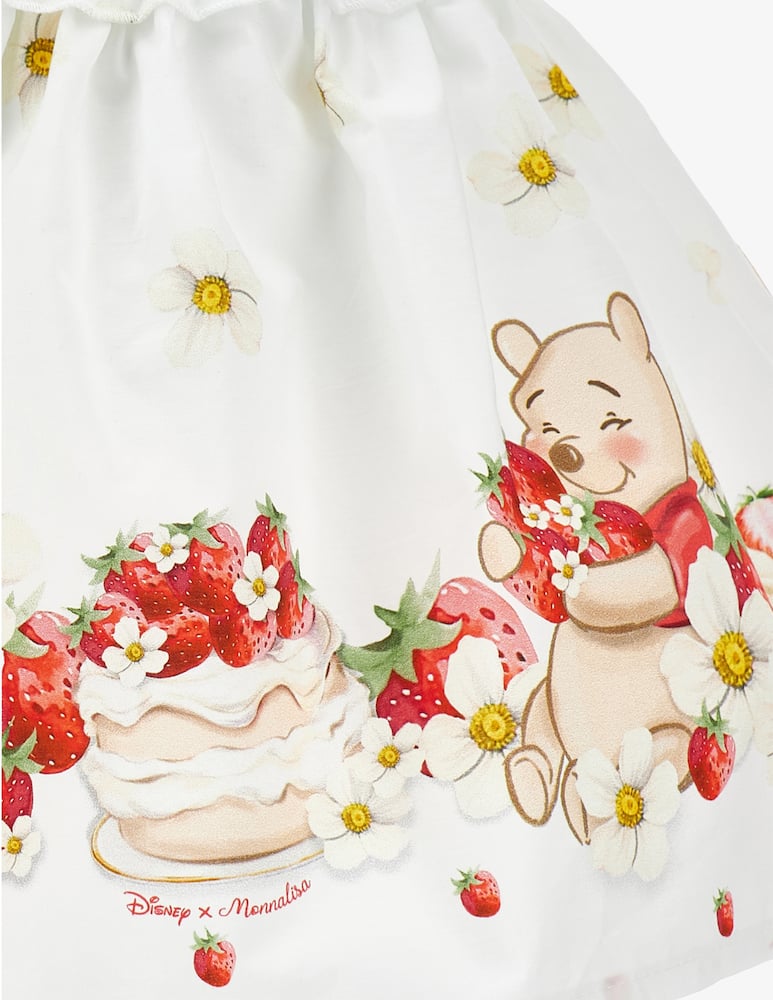 rinascente Monnalisa Pooh strawberry print skirt