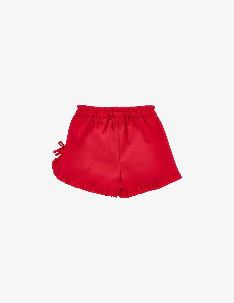 rinascente Monnalisa Ruffled stretch shorts
