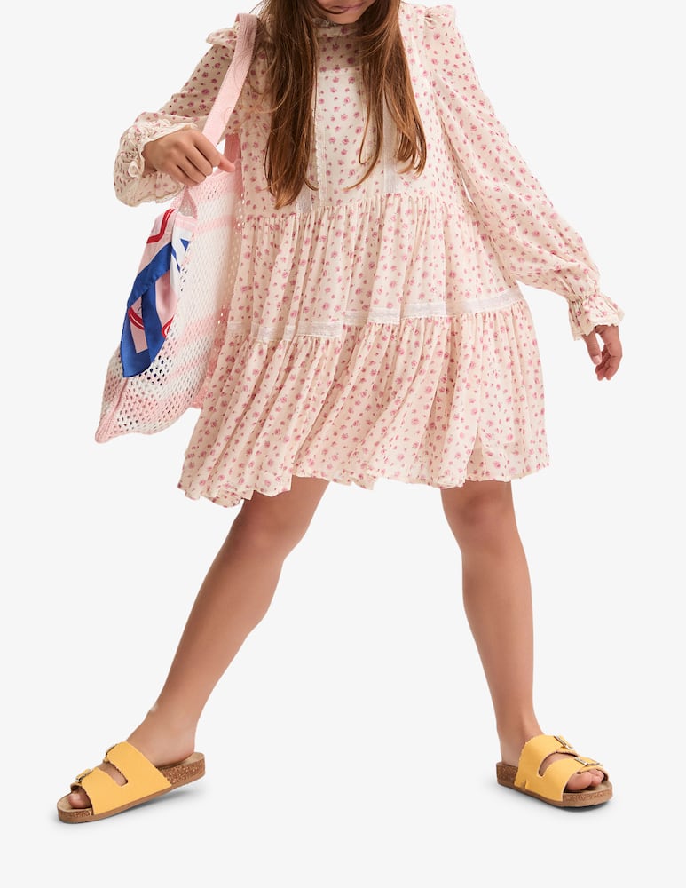 rinascente Philosophy Georgette floral tiered dress