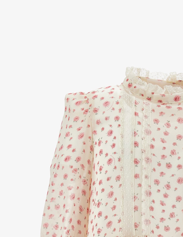 rinascente Philosophy Georgette floral tiered dress