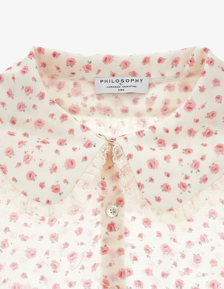 rinascente Philosophy Romance georgette shirt