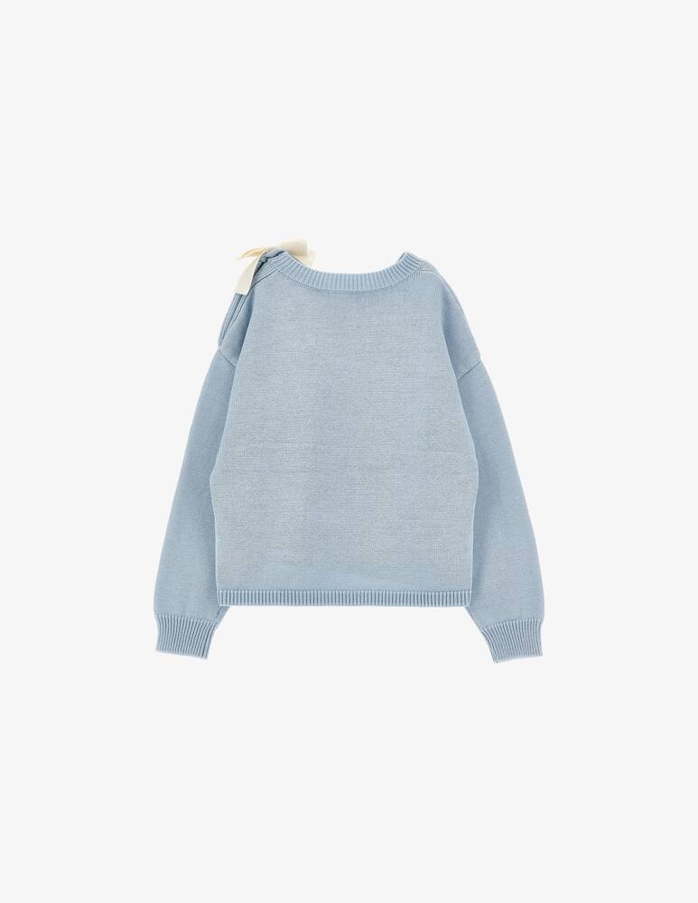 Philosophy Logo cotton jumper with bow - picture 2 Philosophy Logo cotton jumper with bow - picture 2
