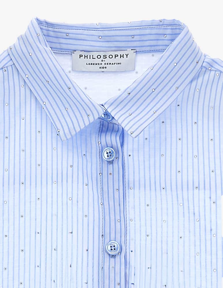 rinascente Philosophy Camicia bacchettina con fiocco