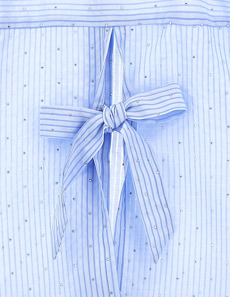 rinascente Philosophy Camicia bacchettina con fiocco