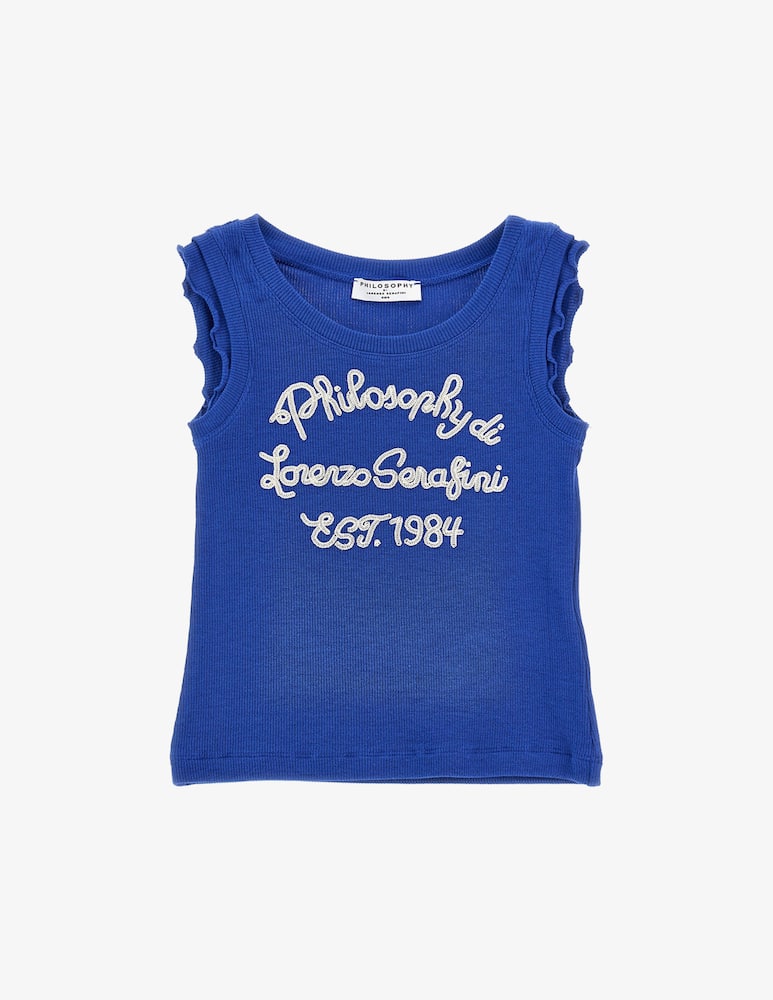 rinascente Philosophy Logo ribbed tank top