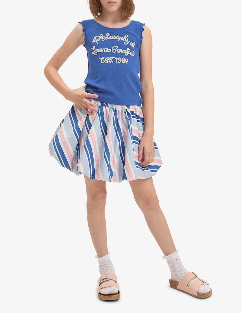 rinascente Philosophy Logo ribbed tank top