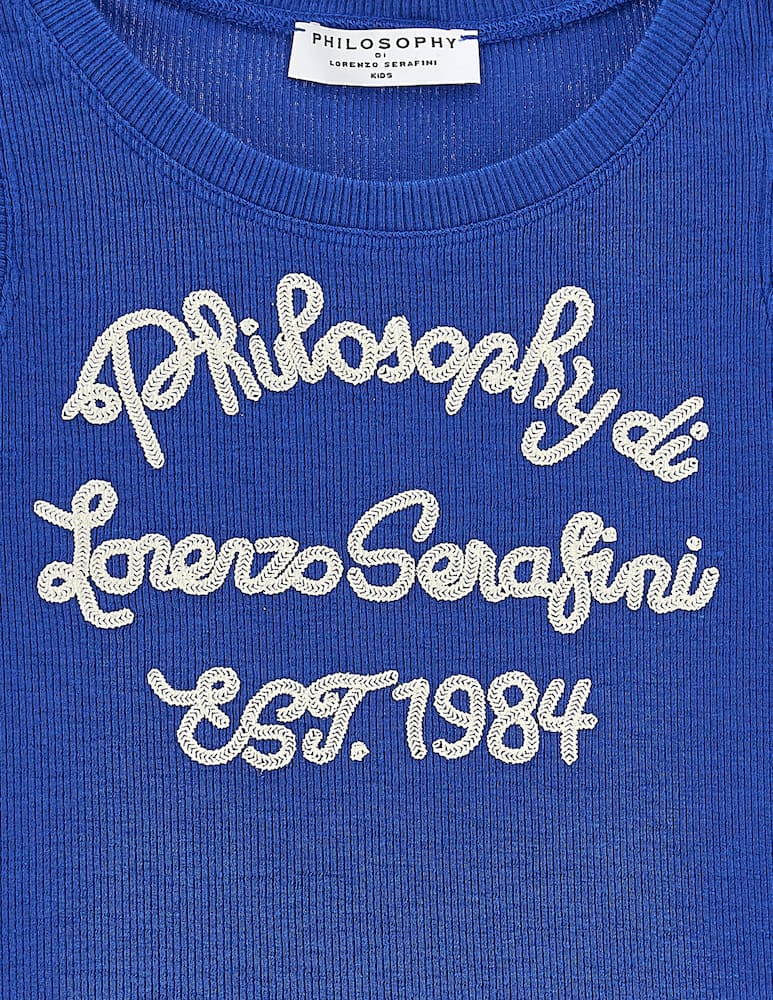 Philosophy Logo ribbed tank top - picture 4 Philosophy Logo ribbed tank top - picture 4